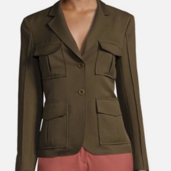 Theory Olive Green Blazer - Picture 4 of 10